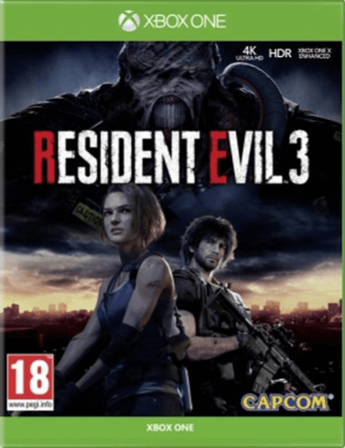 Resident Evil 3 box art for Xbox One